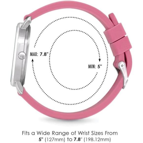 Speidel Original Scrub Watch, Military Time, Silicone Band, Water Resistant - Picture 5 of 6